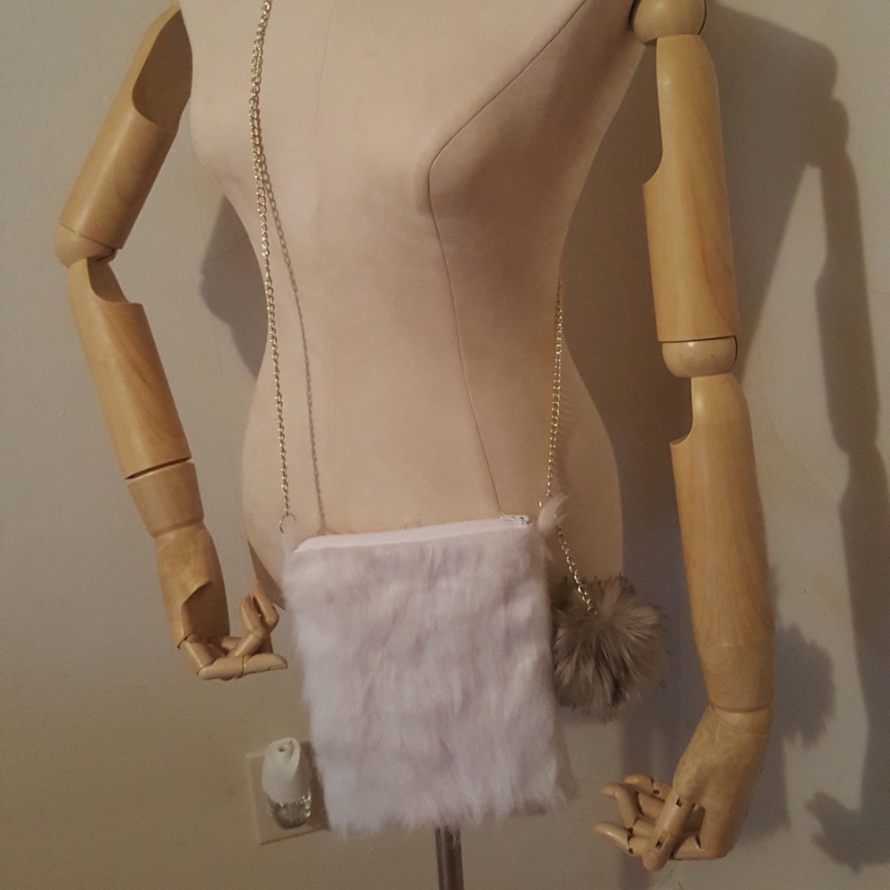 Faux Fur Crossbody Bag